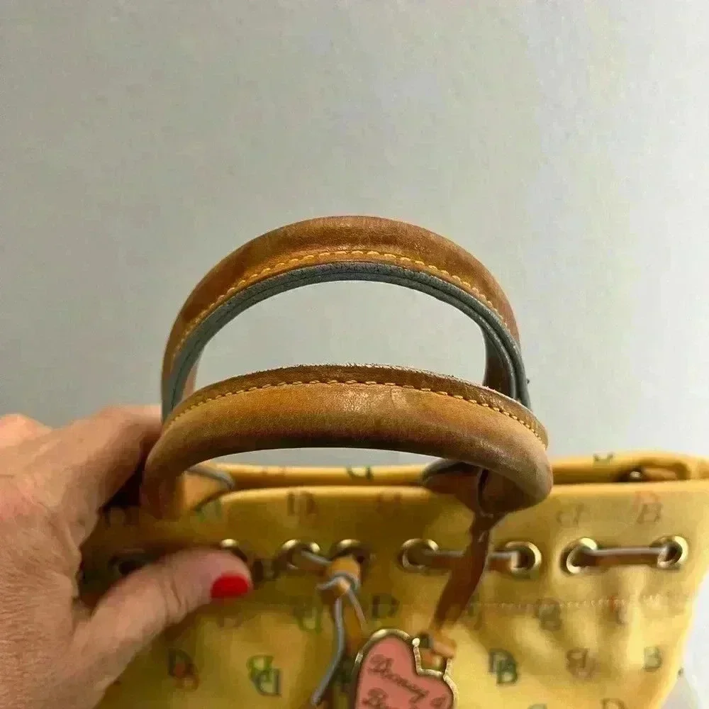 Dooney and Bourke Y2K tassel, rainbow, handbag, signature, retro, purse